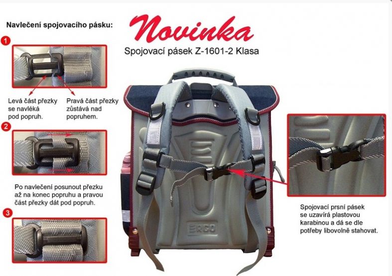 Školní aktovka Emipo 3 dílný set Ergo One > varianta Rescuer - obrázek 7