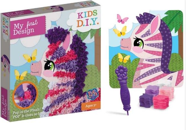 Rappa obrázek kreativní zebra s textilem - obrázek 2