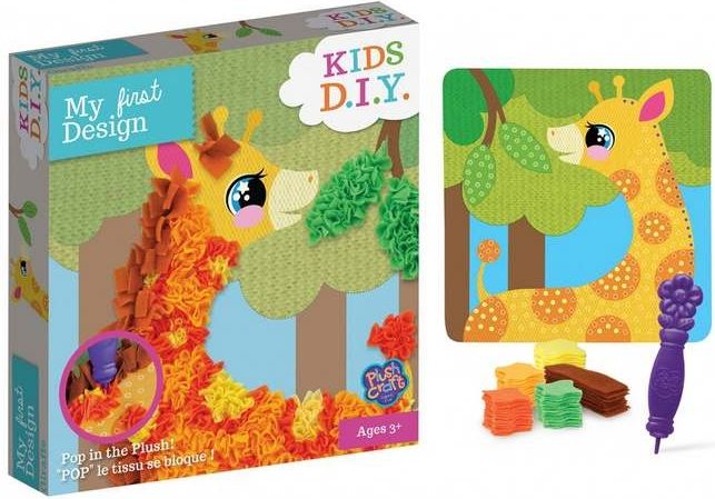 Rappa Obrázek kreativní žirafa s textilem - obrázek 1