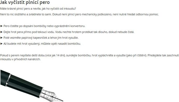 Waterman Expert Black Lacquer CT hrot F 1507/1951740 - obrázek 4