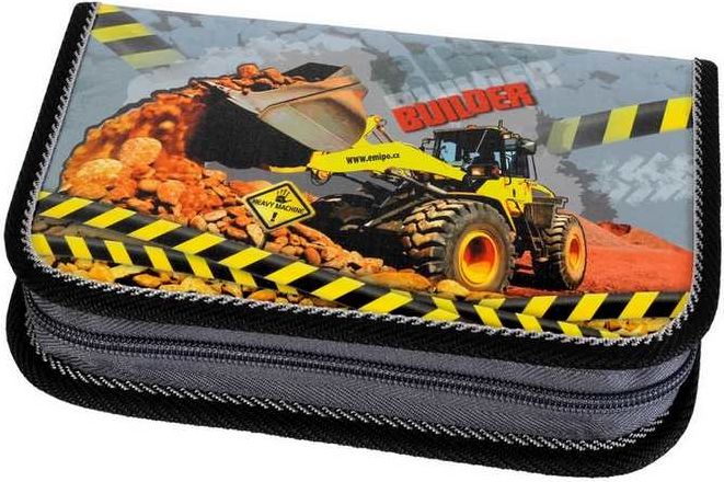 EMIPO Školní penál 1-klopa Builder PLNĚNÝ - obrázek 1