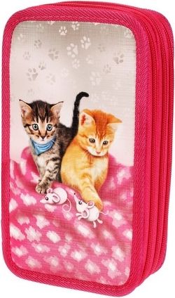 EMIPO Školní penál 3-patra Cats & Mice PLNĚNÝ - obrázek 1