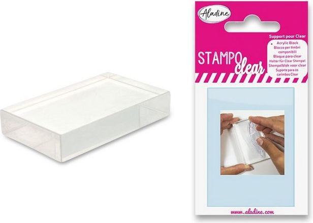 AladinE Blok na gelová razítka Stampo Clear 5 x 8,5 cm - obrázek 1