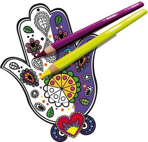 Kores Pastelky Kolores Mandalas 50 ks 9335 - obrázek 2
