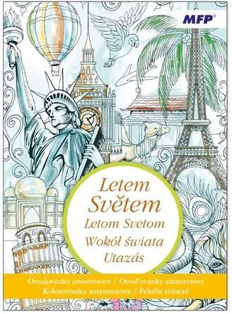 Omalovánky antistresové Letem Světem 210x290/32s - obrázek 1