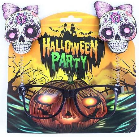 Brýle čarodějnické Lebka HALLOWEEN (čarodějnice) - obrázek 2