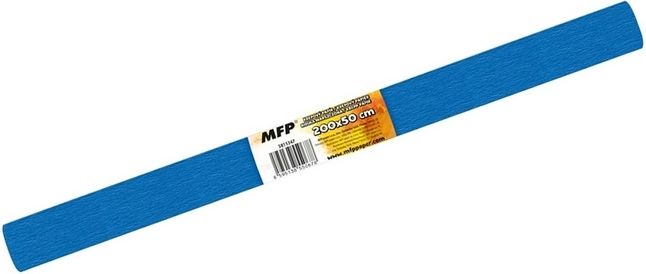 Krepový papír role 50x200cm modrý - obrázek 1