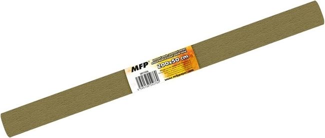 Krepový papír role 50x200cm světle hnědý - obrázek 1