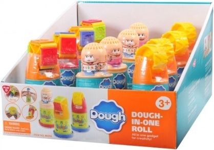 Modelína/Plastelína s tvořítkem plast 12cm, 6druhů - obrázek 2