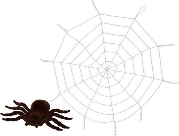 Pavučina s pavoukem HALLOWEEN - obrázek 1