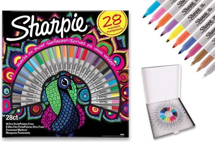 Sharpie Permanentní popisovač Fine + Ultra Fine sada 28 ks 058158 - obrázek 1