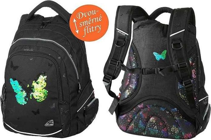 Školní batoh Walker Fame Sparkling Butterfly 32 l - obrázek 1