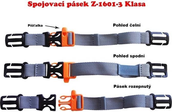 Spojovací pásek s píšťalkou Klasa - obrázek 1