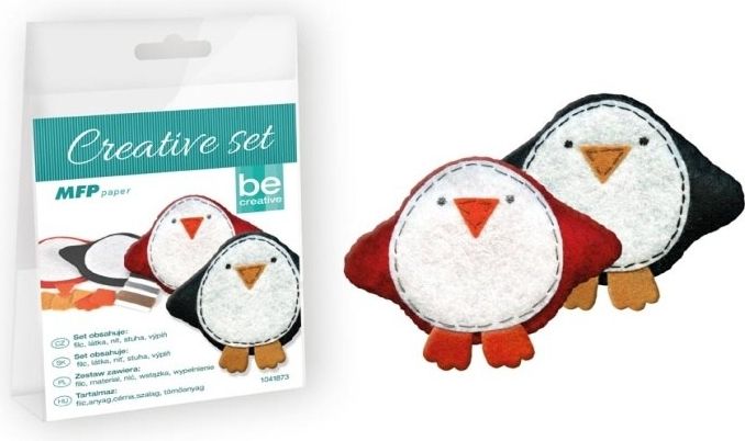 Kreativní set - tučňák 2ks, PVC krabička - obrázek 1