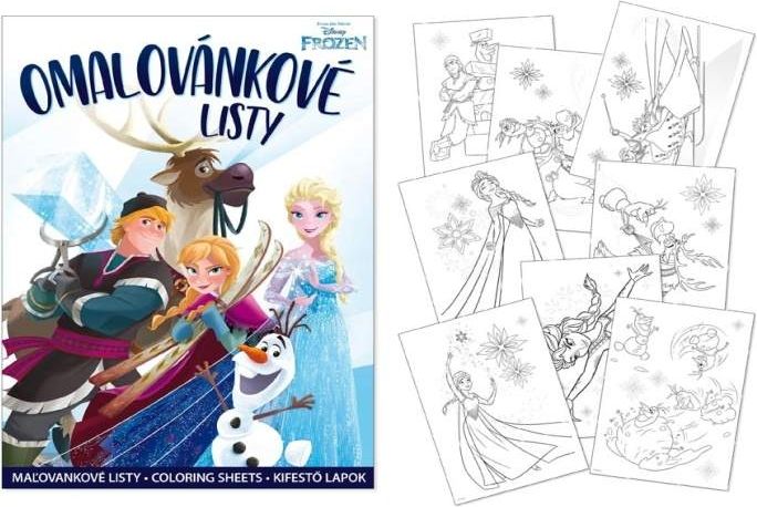 MFP Omalovánky A4 Disney Frozen - obrázek 1