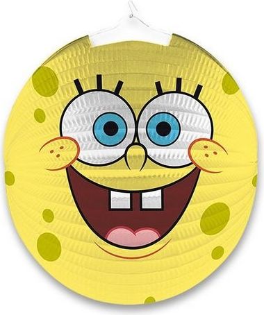 Papírový lampion koule 25cm Spongebob - obrázek 1