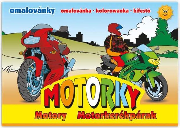 Omalovánky A5 Motorky MFP - obrázek 1