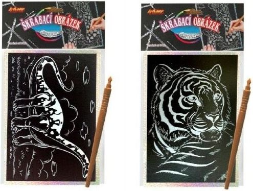 ARTLOVER Holografický škrabací obrázek - Koník - obrázek 1
