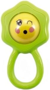 Chrastítko/kousátko hvězdička plast 12cm na kartě 0m+ - obrázek 3