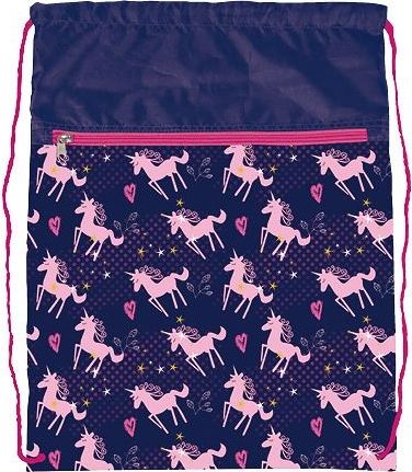 Pytlík na přezůvky a cvičky Stil Koníčci Pink Unicorn - obrázek 2