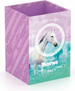 Karton P+P Kelímek na tužky lamino kůň romantic - obrázek 1