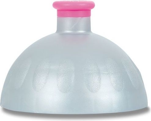 Zdravá lahev Kompletní víčko stříbrné/ fialová fluo zátka - obrázek 1