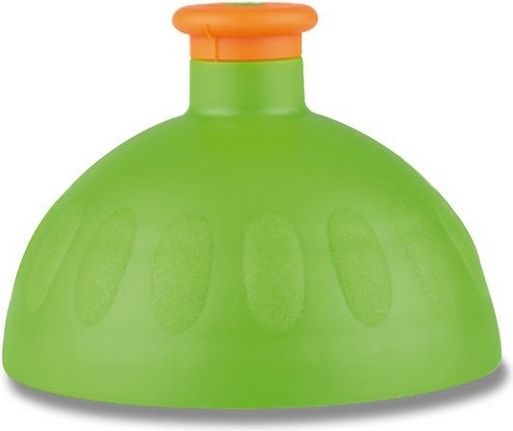 Zdravá lahev Kompletní víčko zelené/ oranžová zátka - obrázek 1