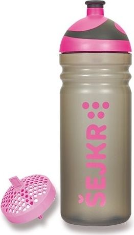 Zdravá lahev ŠEJKR 0,7 l růžová - obrázek 1