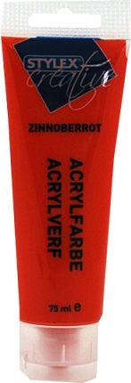 Barvy akrylové červená světle 75ml - obrázek 1