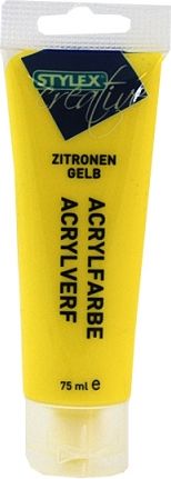 Barvy akrylové žlutá 75ml - obrázek 1