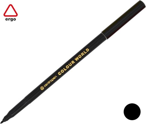 Fixy Centropen 7550 Colour World Černá - obrázek 1