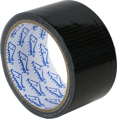 Lepící páska textilní 50mm x 10m tlaková černá - obrázek 1