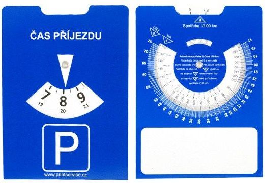 Parkovací hodiny papírové - obrázek 1
