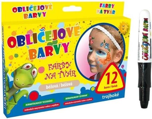 Barvy na obličej MFP černá - obrázek 1