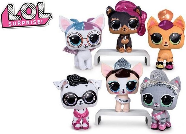 LoL Surprise Pets kočka plyšová 19cm 6druhů 0m+ - obrázek 1