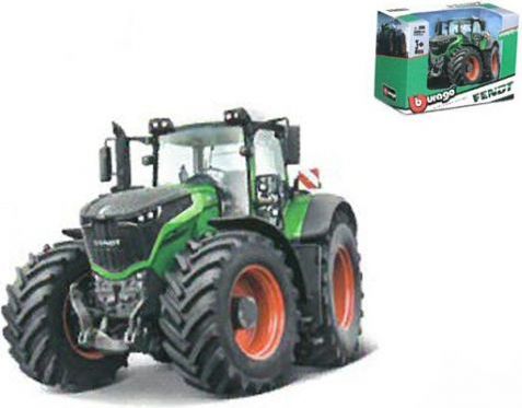 Bburago Fendt 1000 Vario traktor 10cm na setrvačník v krabičce - obrázek 1