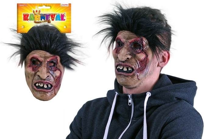 Maska zombie pro dospělé HALLOWEEN - obrázek 1