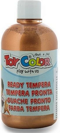 Toy Color Temperová barva Ready Tempera bronzová, 500 ml - obrázek 1