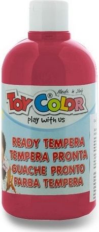 Toy Color Temperová barva Ready Tempera malinová, 500 ml - obrázek 1