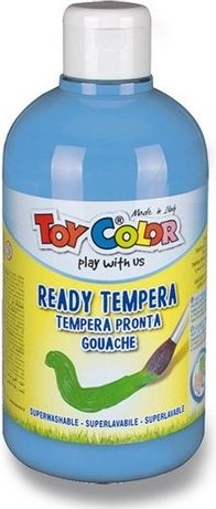 Toy Color Temperová barva Ready Tempera světle modrá, 500 ml - obrázek 1