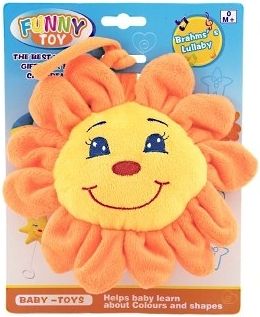 Plyšový hrací strojek sluníčko 20 cm - obrázek 3