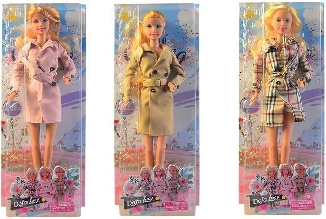 Defa Lucy panenka 30cm v kabátě trendy obleček různé druhy - obrázek 1