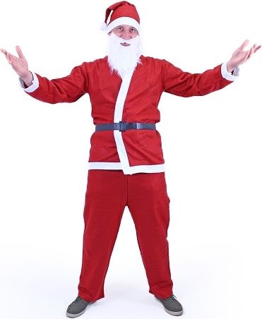 Rappa Kostým Santa Claus bez vousů - obrázek 1