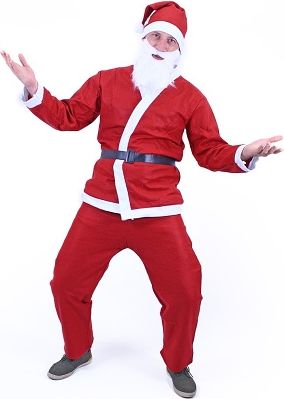 Rappa Kostým Santa Claus bez vousů - obrázek 2