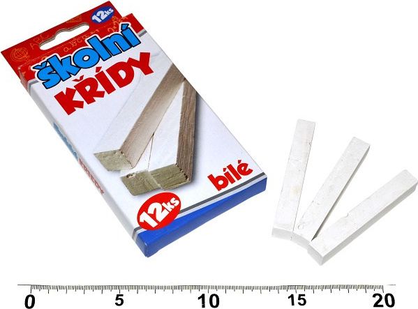Wiky Wiky Křídy školní bílé 12 ks - obrázek 1