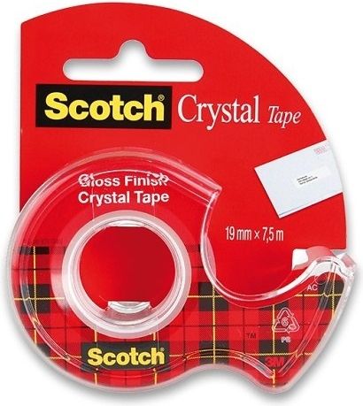 Scotch Samolepicí páska 3M Crystal 19 mm x 7,5 m - obrázek 1
