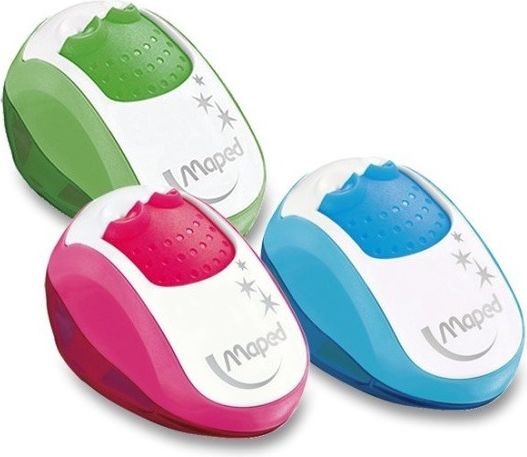 Maped Ořezávátko Clean - s odpadní nádobkou 2 otvory, 0302 - obrázek 1