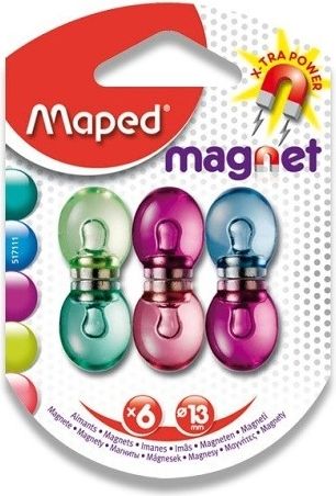 Maped Silné magnety - průměr 13 mm , 6 ks - obrázek 1