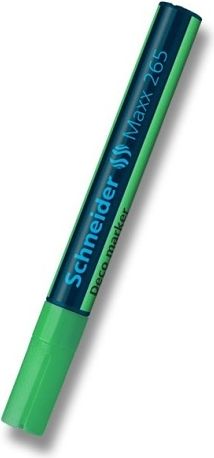 Křídový popisovač "Maxx 265", světle zelená, 2-3mm, tekutý, SCHNEIDER - obrázek 2