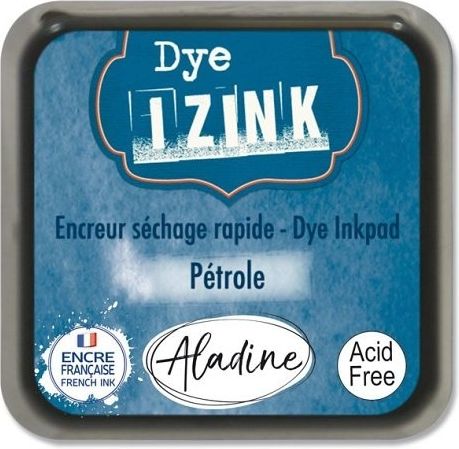 AladinE Razítkovací polštářek Izink Dye rychleschnoucí petrolejová 19271 1 ks - obrázek 1